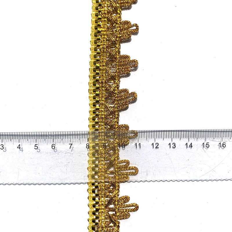4m/13.12ft each bag golden silver lace trims big wide satin ribbons clothing curtain accessory handmade DIY sewing flower trim