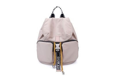Dame skulder ryggsekk bag kvinnelig daglig bag: Khaki