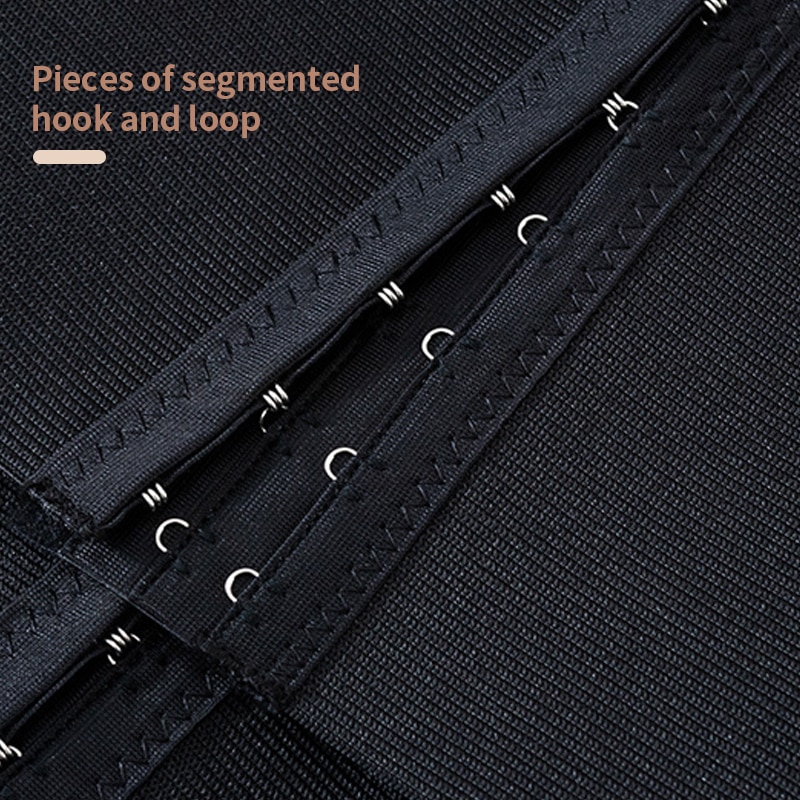 Treinador de cintura ajustável para mulheres, shaper underbust do corpo, 3 ampulhetas segmentadas, 3 ossos de aço 1pc