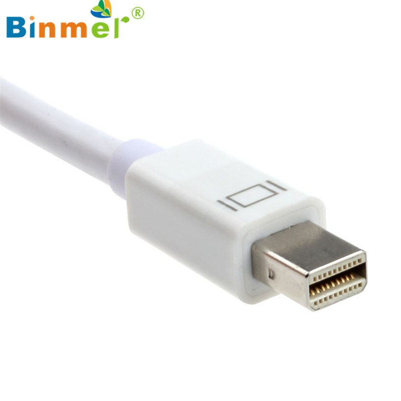 Binmer DisplayPort Thunderbolt naar DVI VGA HDMI Adapter 3 in1 voor MacBook iMac September 12