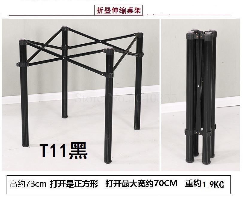 Bureau frame rvs mahjong tafel been beugel vouwen frame verstelbare krimpen tafel voet snelle tafel voet smeedijzeren: VIP 7