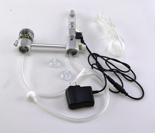 Aquarium DIY CO2 Generator System Kit With Pressure Air Flow Adjustment Water Plant Fish AquariumCo2Valve Diffuser: Package C