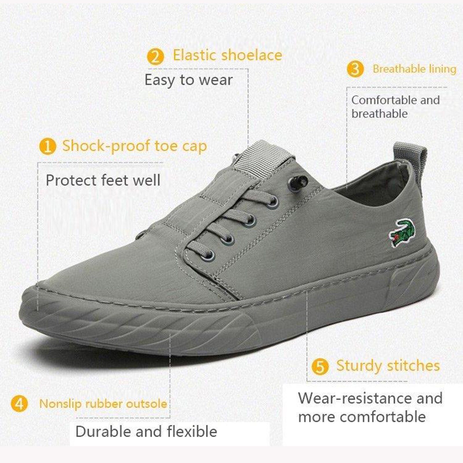 Ijs Zijde Sportschoenen Canvas Schoenen Sneldrogende Ademende Casual Schoenen Voor Mannen N66