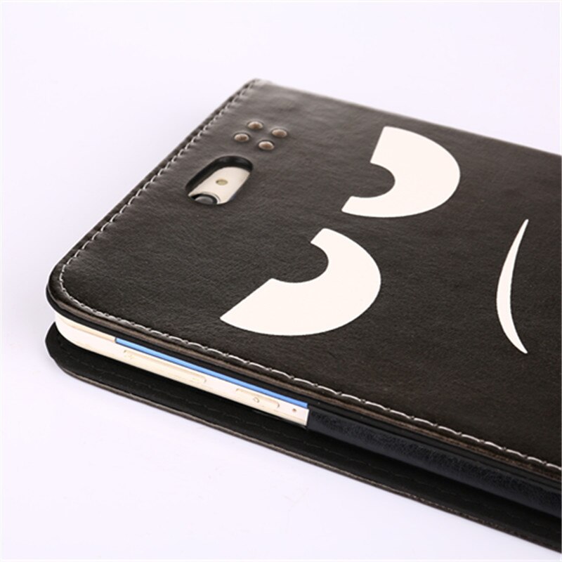 Gratis schermfolie voor bq -7000g charm /7040g charm plus /7010g max 7 inch tablet-pc drievoudig gevouwen staande hoes met magnetische hoes