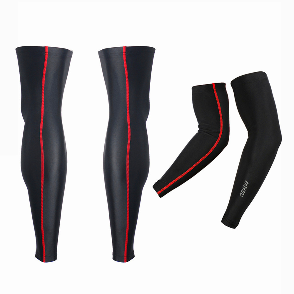 Cuzaekii cyclisme manchettes jambières vtt vélo – Grandado