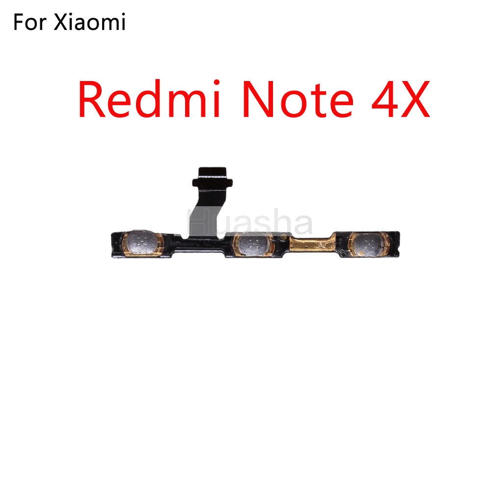 Power Volume Button Switch On Off Button Flex Cable For Xiaomi Redmi 3 3S 4A Note 2 3 4 5 Plus Pro 4X S2: Redmi Note 4X