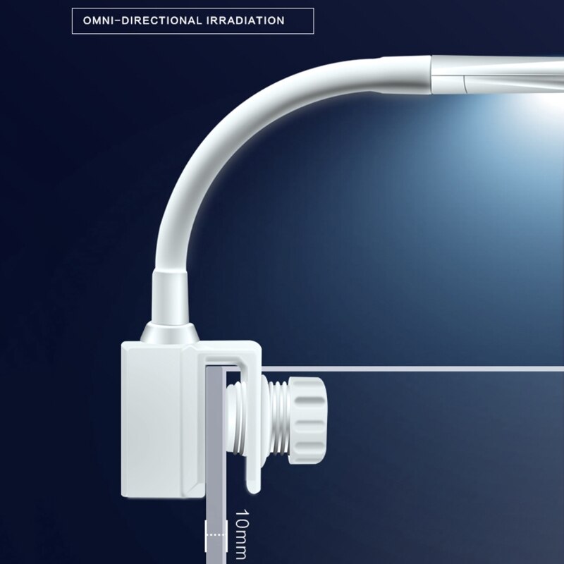 Adjustable Fish Tank Four-Row Light LED Aquarium Clip-on Lighting Lamp 100V-240V P9YB