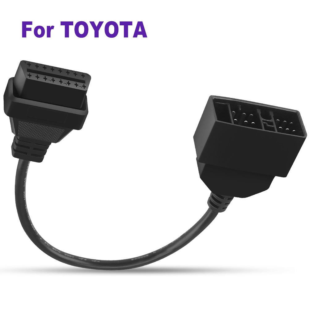 OBD2 Interface voiture Diagnostic câble pour Toyota 22Pin à 16Pin pour Corolla Vios Reiz RAV4 Avensis Camry Prius connecteur outils