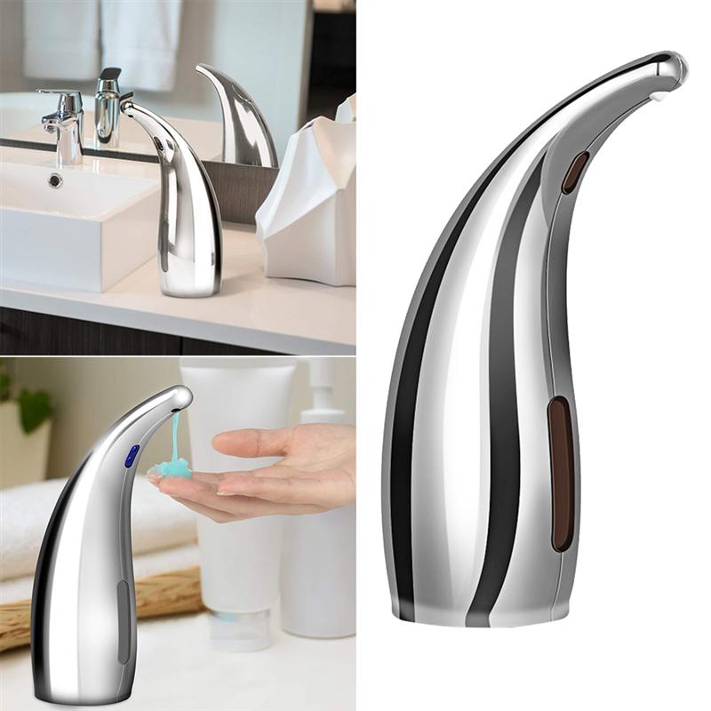 Zeepdispenser contactloos automatisch abs zeepdispenser bewegingssensor handsfree afwasmiddel voor keuken en badkamer zonder batterij