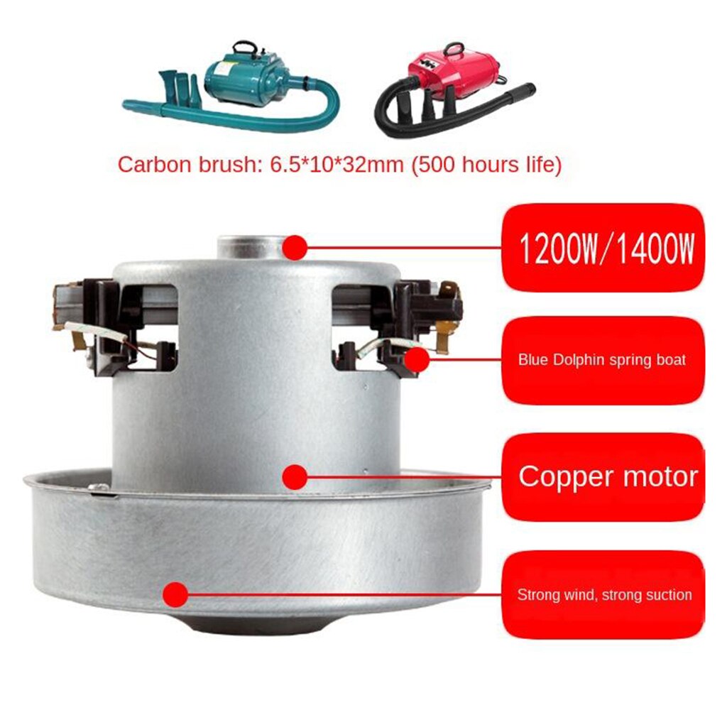 220V Replace Motor For Hairdryer Hair Blower Pet Grooming Hair Dryer Parts