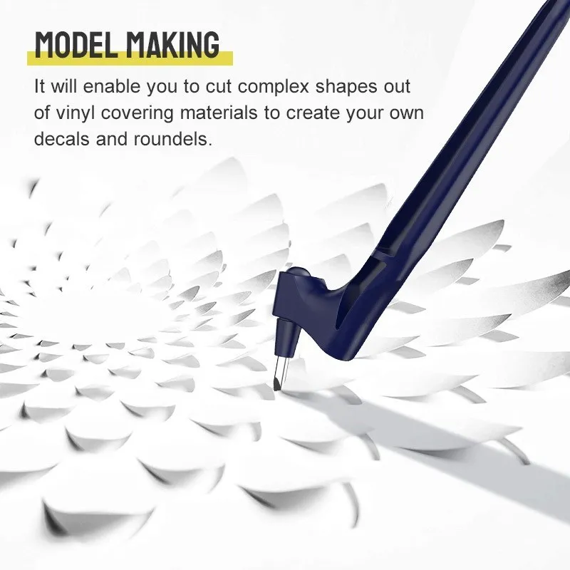 DIY Art Craft Cutting Tools 360 Rotating Blade Paper Cutter 3 Replace Knife Wear Resisting Cutting Tool Window Grilles Making