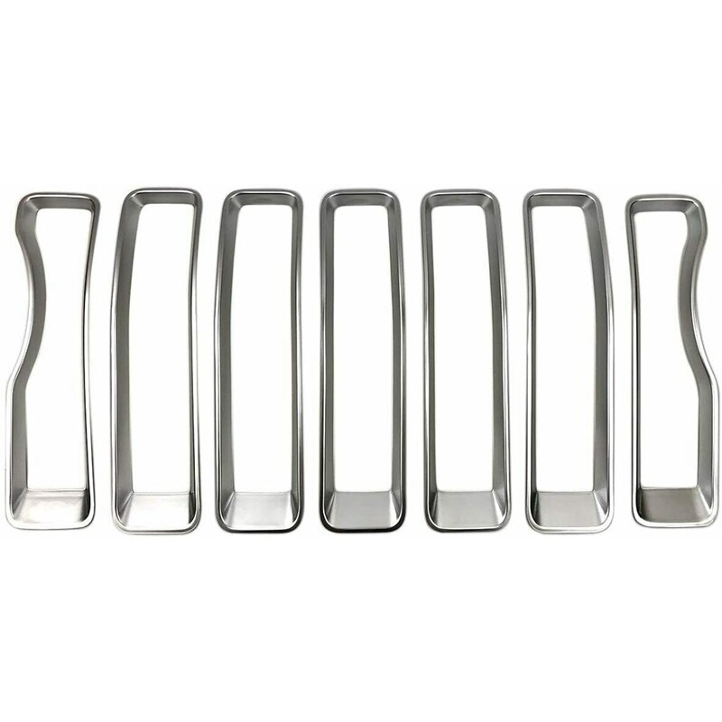 Car Headlight&Front Grille Inserts Trim Cover for Jeep Wrangler JL Sport