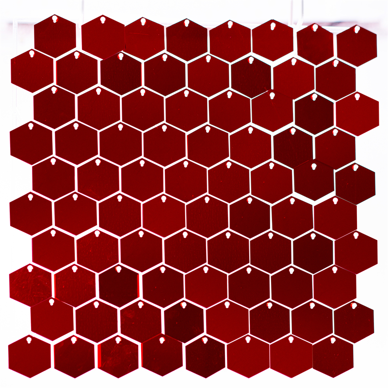 12PCS Hexagon Glitter Sequins Party Backdrop Shimmer Wall Panels Wedding Birthday Christmas Event Decorations Reusable Wall: DEEP BLUE