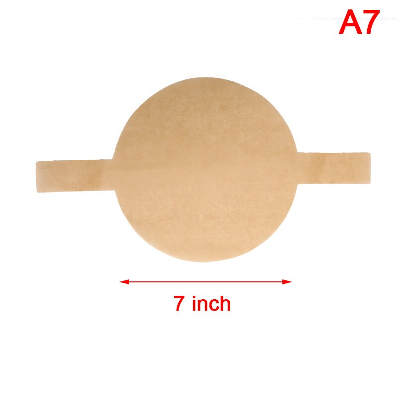 100PC Parchment Paper Rounds With Lift Tabs Baking Paper Disposable Sheet: A7