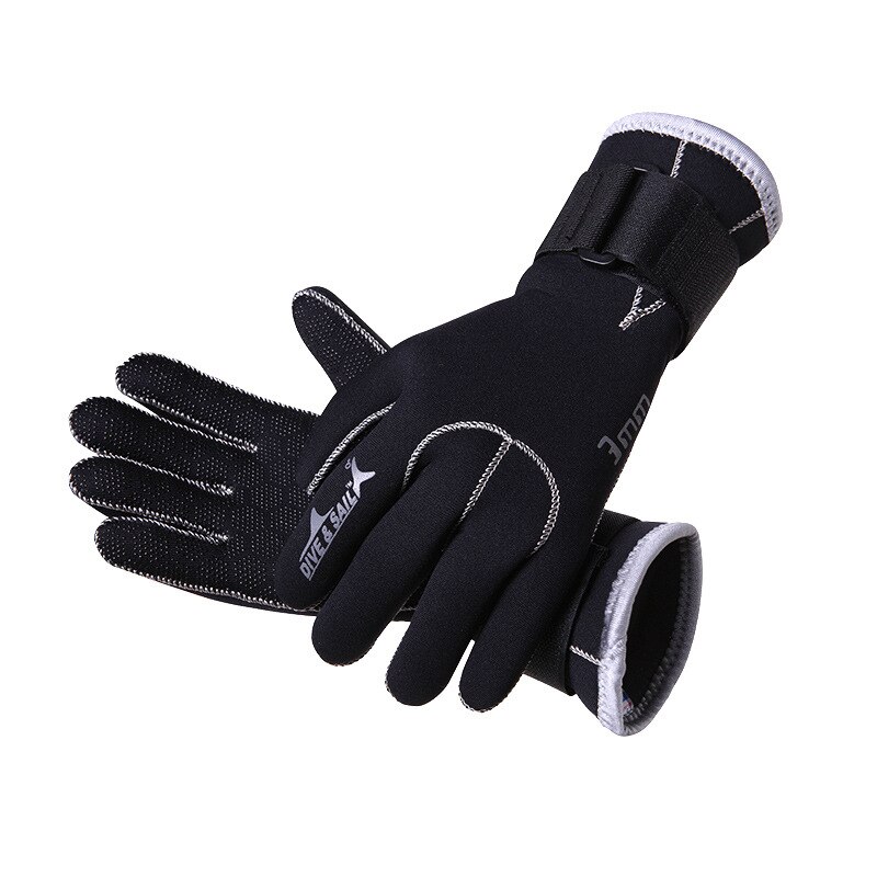 3MM Neopren Schwimmen Handschuhe Schwimmen Handschuhe Schnorcheln Ausrügestochen Anti kratzen Halten Warme Neoprenanzug Material Winter Schwimmen Speerfischen