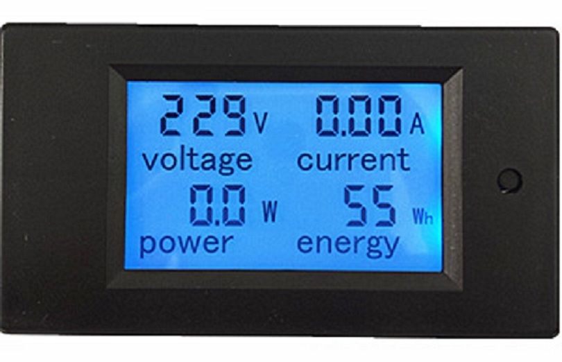 80V to 220 V AC multifunction power meter monitor ammeter power meter 100A