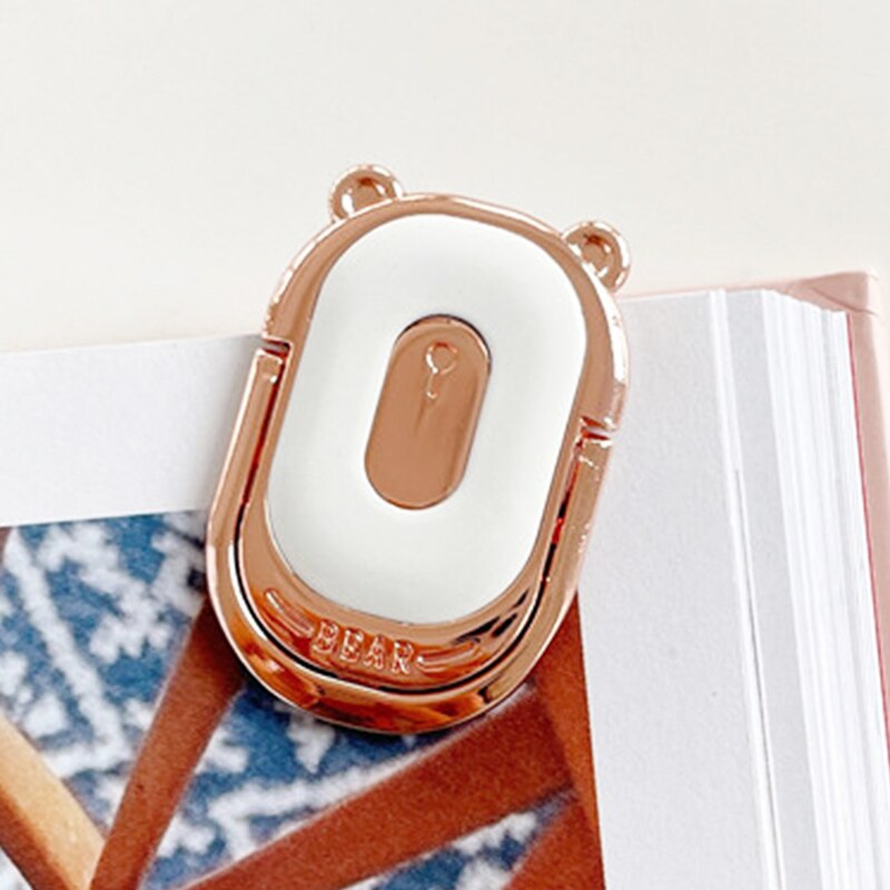 Urso 360 graus anel rotativo fivela magnético suporte ímã de metal dedo anel telefone suporte para iphone samsung huawei telefone: white-