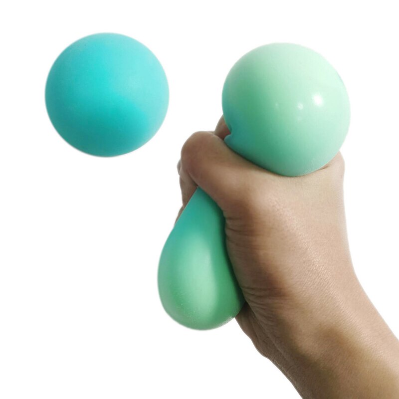 Pelota antiestrés para aliviar el estrés para niños y adultos, juguete antiestrés, pelota para apretar, agarre de mano: BL