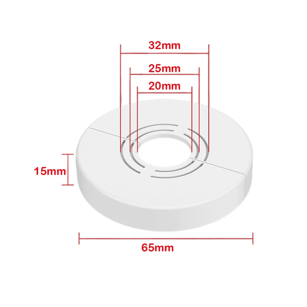 Useful ABS Shower Kitchen Faucet Cover Adjustable Plating Faucet Decorative Cover Wall Flange Kitchen Tap Accessories Shower: light yellow