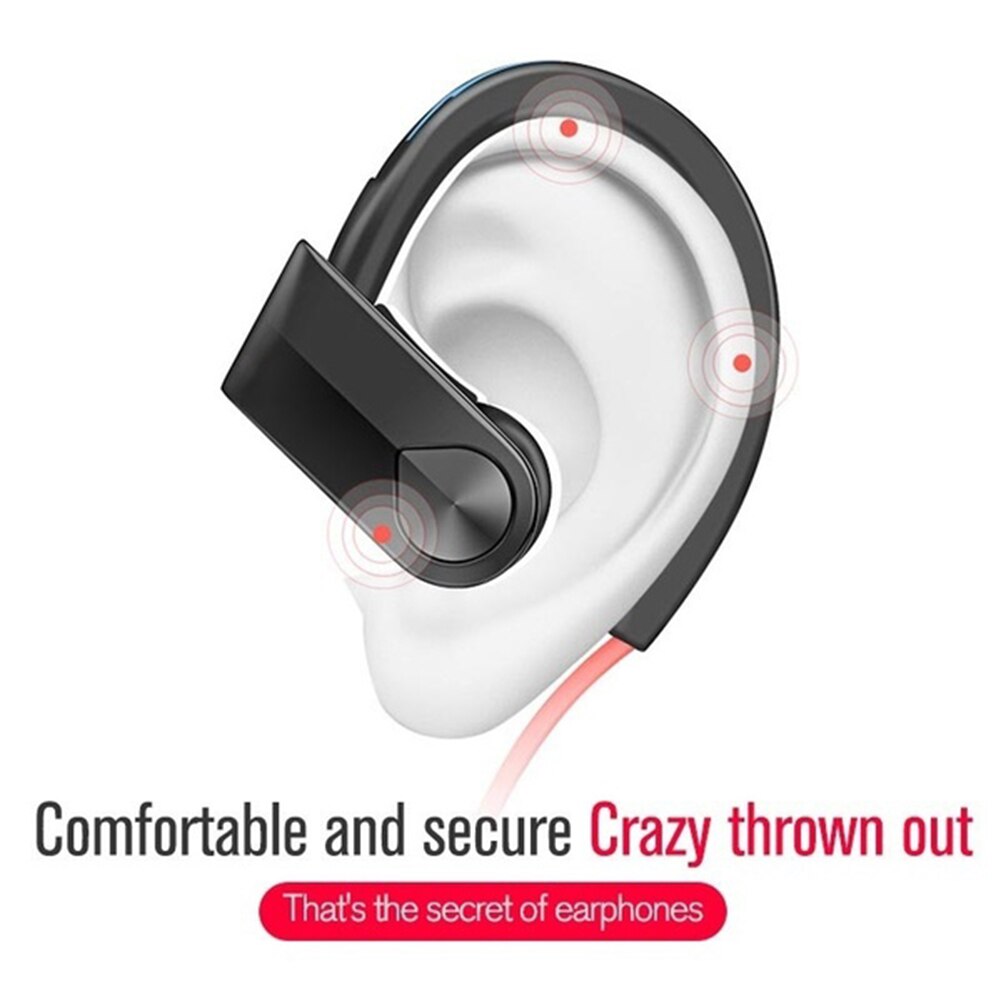 K98 Waterproof Shock Bass Stereo Wireless Bluetooth Sport Headset Headphone