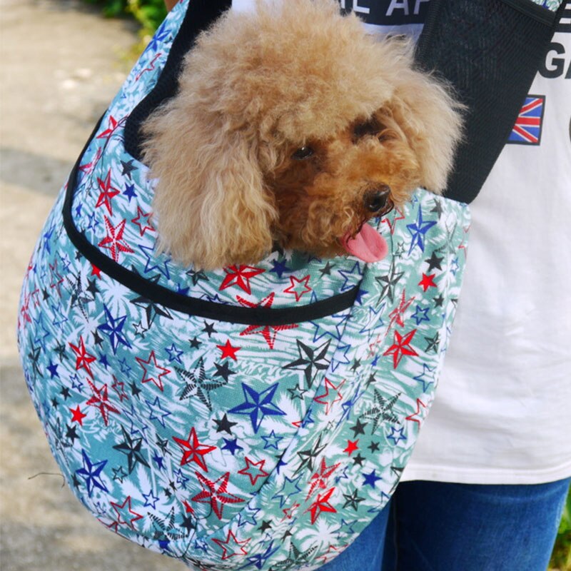 Kleine Puppy Kat Schoudertas Kooi Outdoor Travel Bag Carrier Draagbare Winkelen Canvas Rugzak Chihuahua Bulldog