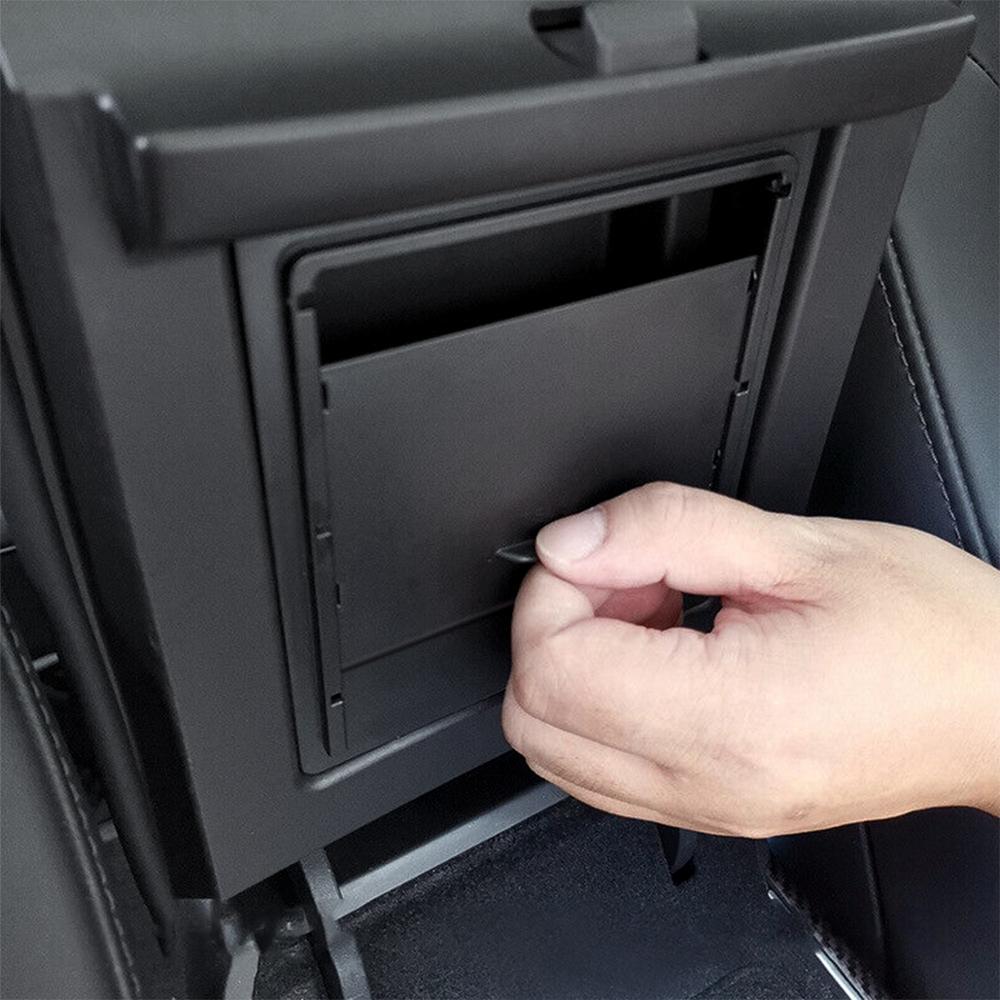 Storger Für Tesla Modell 3 Auto Armlehne Kasten Lagerung Organizer Container transparent Versteckte Halfter Kasten Ersatz