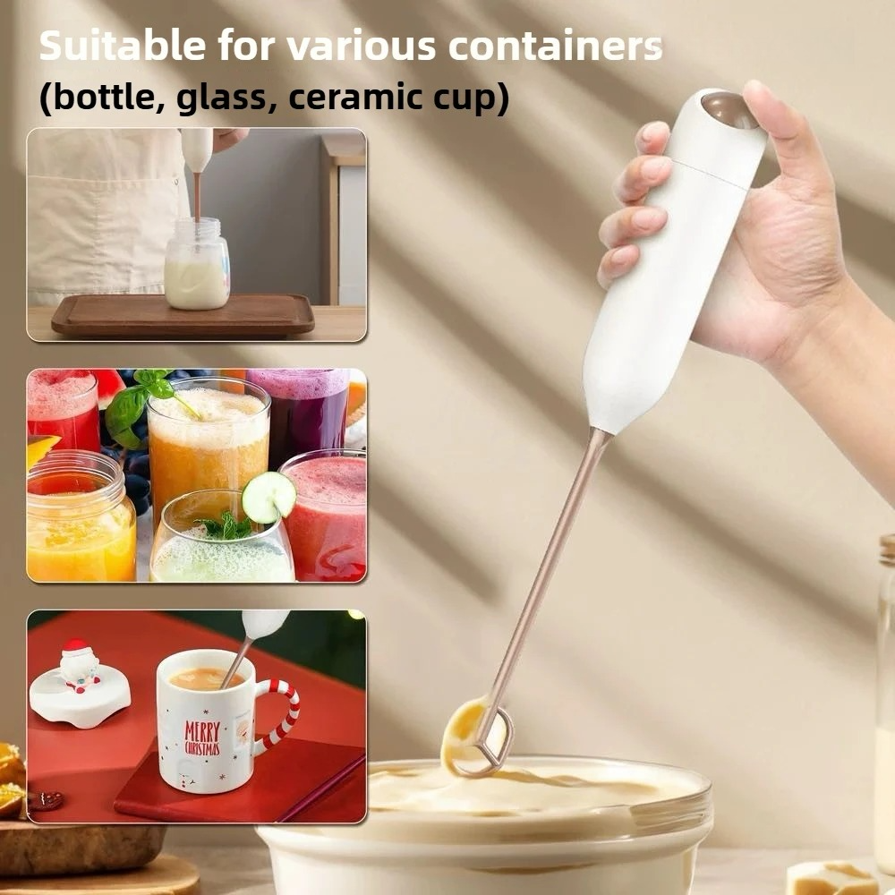 Circle Joy Draagbare Mini Elektrische Melkopschuimer Handheld Food Home Kitchen Elektrische Koffie Snelle Mixer voor dranken