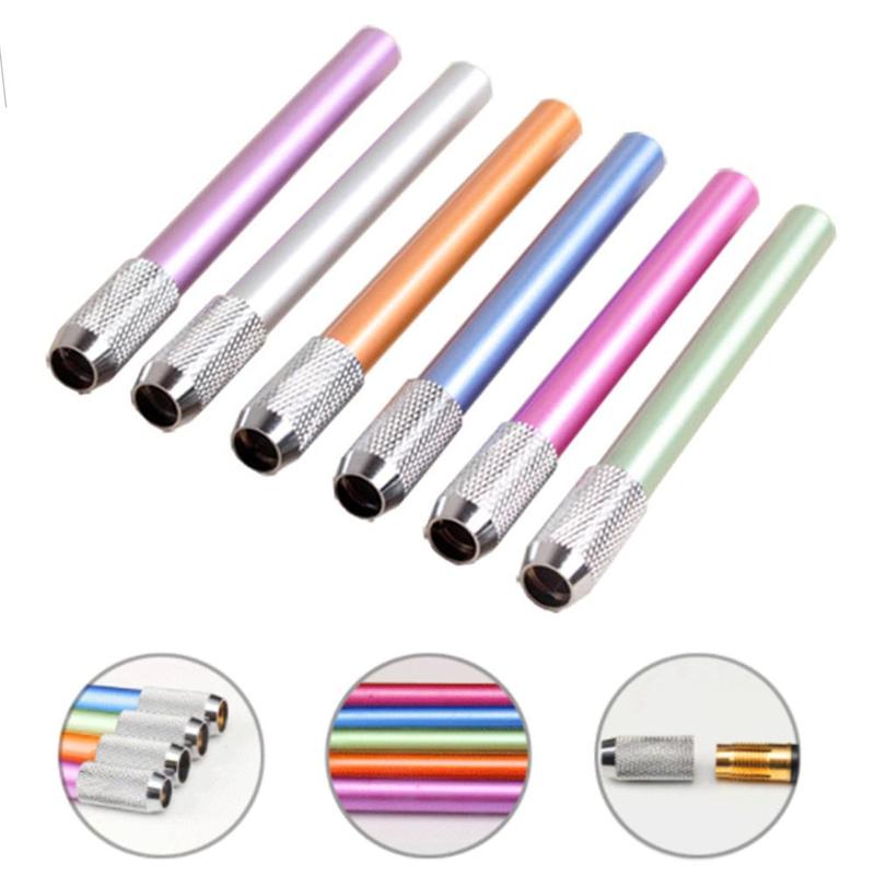 Lápiz de Metal útil, extensor alargador, soporte para dibujo escolar, útiles de papelería para estudiantes, suministros de pintura T1A5 1 unidad