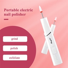 CkeyiN Portable Electric Nail Drill Machine USB Charging Pedicure Manicure Drill Set Nail File 20000RPM Polishing Equipment