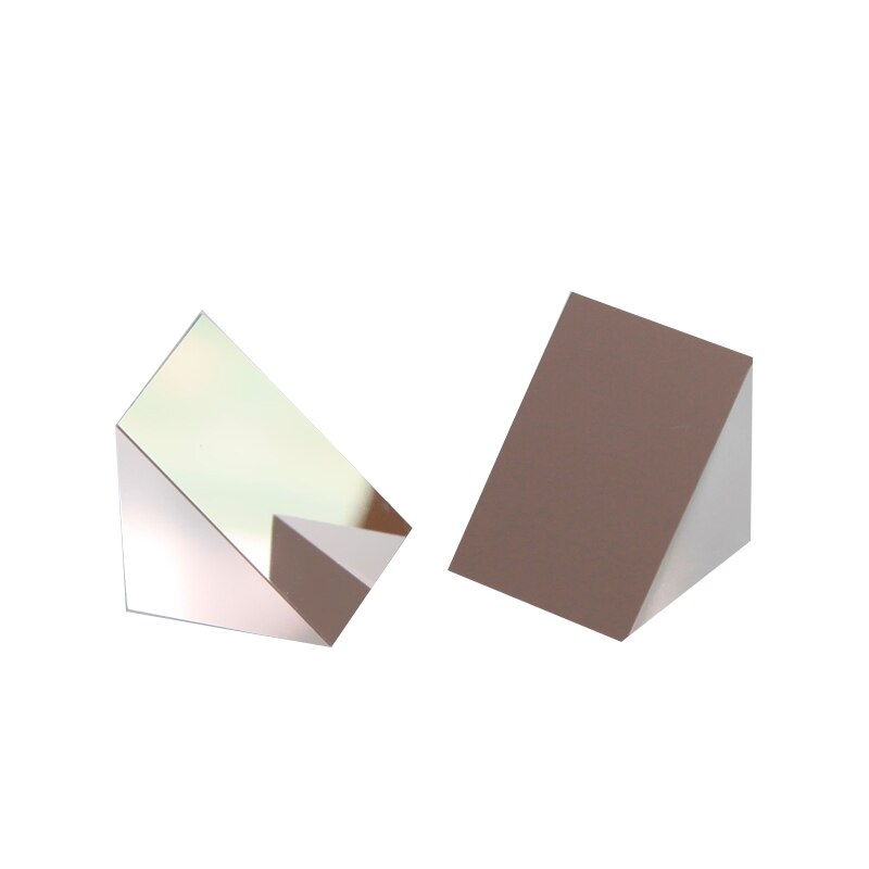 Prisma de ángulo recto de 45 grados, cristal óptico de 15x15x15mm, pequeña inspección Visual, cristal óptico de diamante, Prisma de ángulo recto