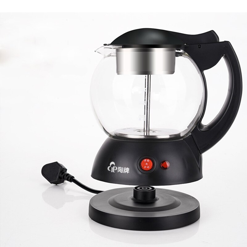Tetera eléctrica multifuncional de vidrio para la salud, hervidor de agua de 1L, tetera de té, cafetera, Caldera de leche, tetera de Puer, 220V