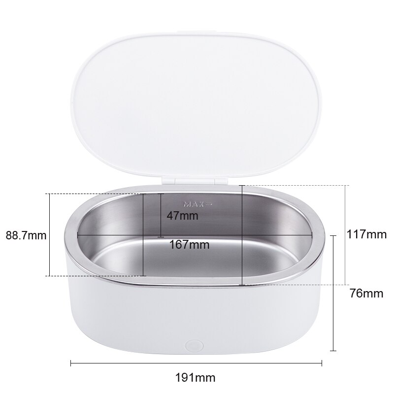 Ultrasonic Cleaning Machine 45000Hz High Frequency Vibration Wash Cleaner Washing Jewelry Glasses Watch