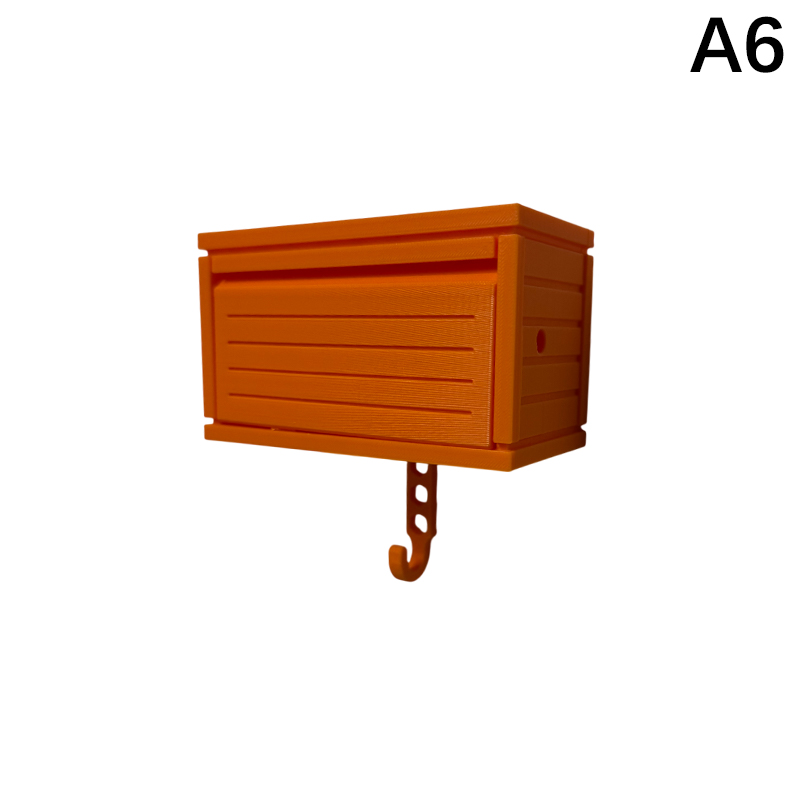 Porta-chaves de garagem para carro com porta de abertura, porta-chaves para pendurar na parede, organizador de chaves impresso em 3D, autoadesivo (modelos de carro não incluídos): YELLOW