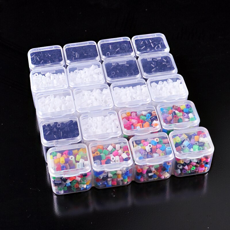 1000Pcs 2.6mm Mini Hama Beads Material Fuse/Perler Beads For Make Caroon Pixel Figure Jigsaw Educational Class Toys