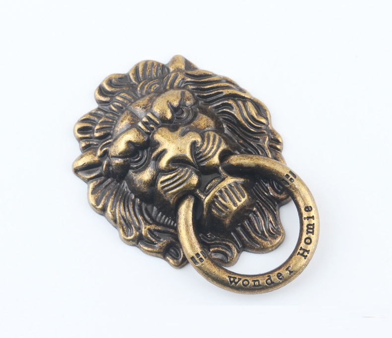 360 Degree Lion Metal Finger Ring Smartphone Stand Holder Mobile Phone Holder Stand For iPhone iPad Xiaomi huawei All Phone: Gray