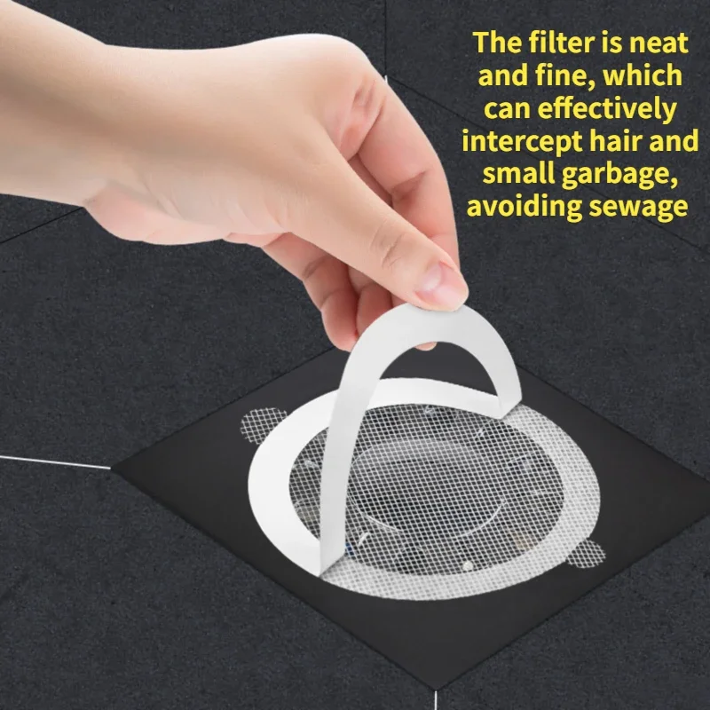 Wegwerp Vloer Riool Stickers Badkamer Accessoires Bad Mesh Filter Sticker Afvoer Blocker Producten Thuis Leveringen Douche