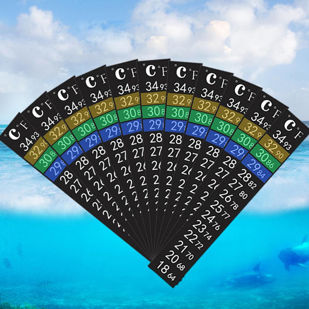 Autocollant adhésif multi-usages pour thermomètre et Aquarium, jauge de température à double échelle, 3 pièces, Unique