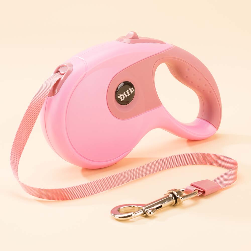 3M 5M 40KG Dogs Retractable Dog Leash Flexible Automatic Extending Walking Lead Rope Traction for Small Medium Dog 10 Colors: Pink / S (3M 10KG Dog)