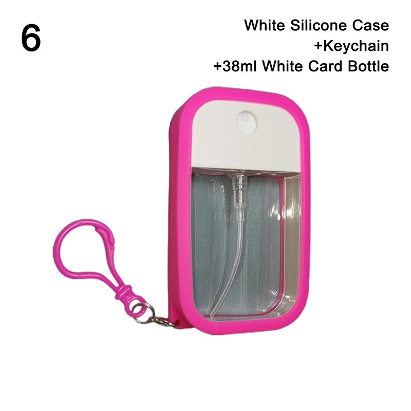 38ML Portable Keychains Card Spray Dispenser Bottle High Pressure Alcohol Disinfectant Mist Spray Bottle
