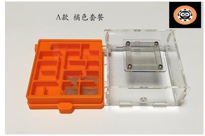 3D Printing PLA Ant Nest Ants Farm Flat Acrylic Ant Workshop Insect Cages Granja de hormigas nid fourmis Villa Pet Mania: A orange