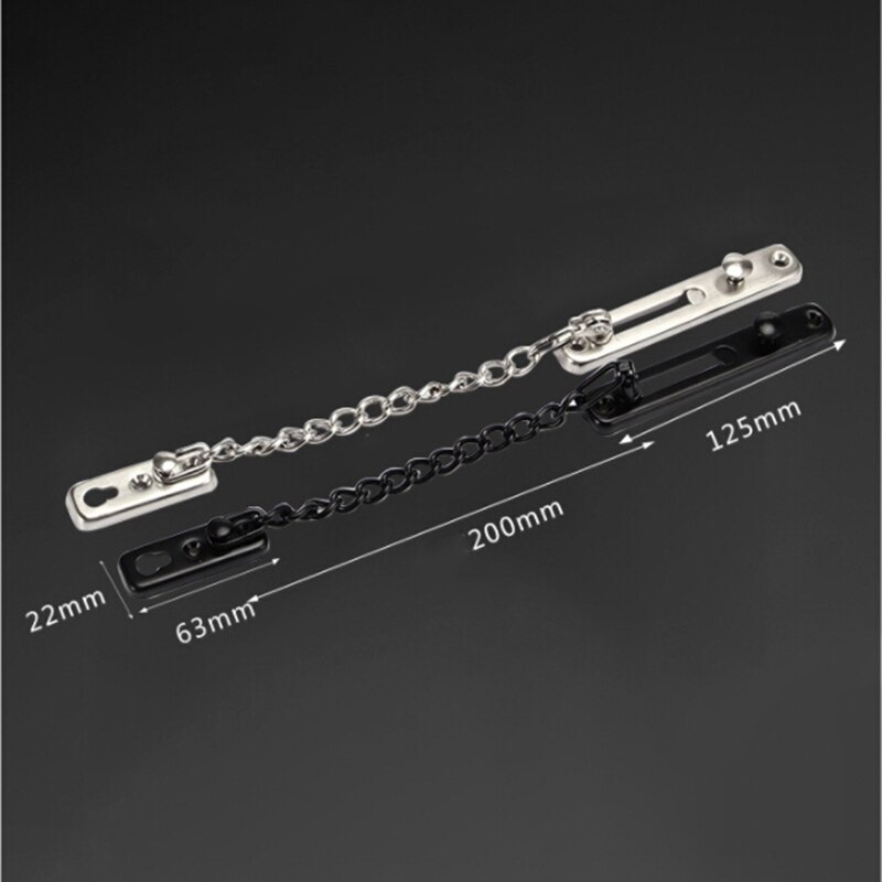 Anti-Diefstal Deur Chain Lock Home Security Guard Bolt Klink Rvs duurzaam Anti-diefstal ketting accessoires