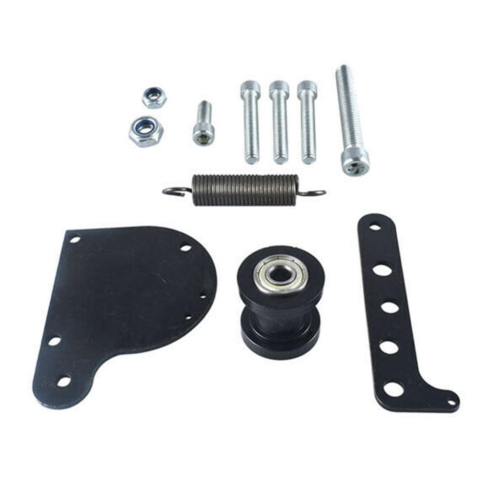 , tensor de cadena con resorte compatible con motor motorizado plateado de 49 CC, 50 cc, 66 CC y 80cc