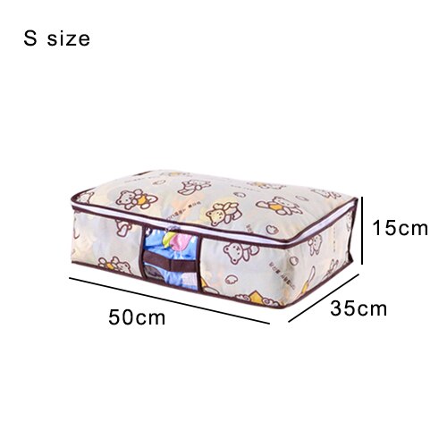 neue vlies Kleidung Lagerung Tasche Schrank Wandschrank Organizer Klapp Gewand Decke Lagerung Tasche für Bettwäsche Decke Kissen: Bär-S