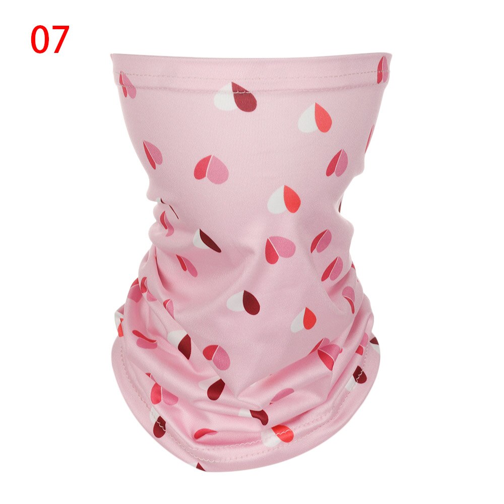 Enfants élastique Anti-UV tête visage cou guêtre Tube anti-poussière Bandana écharpe demi visage foulards en plein air cyclisme accessoires: 7
