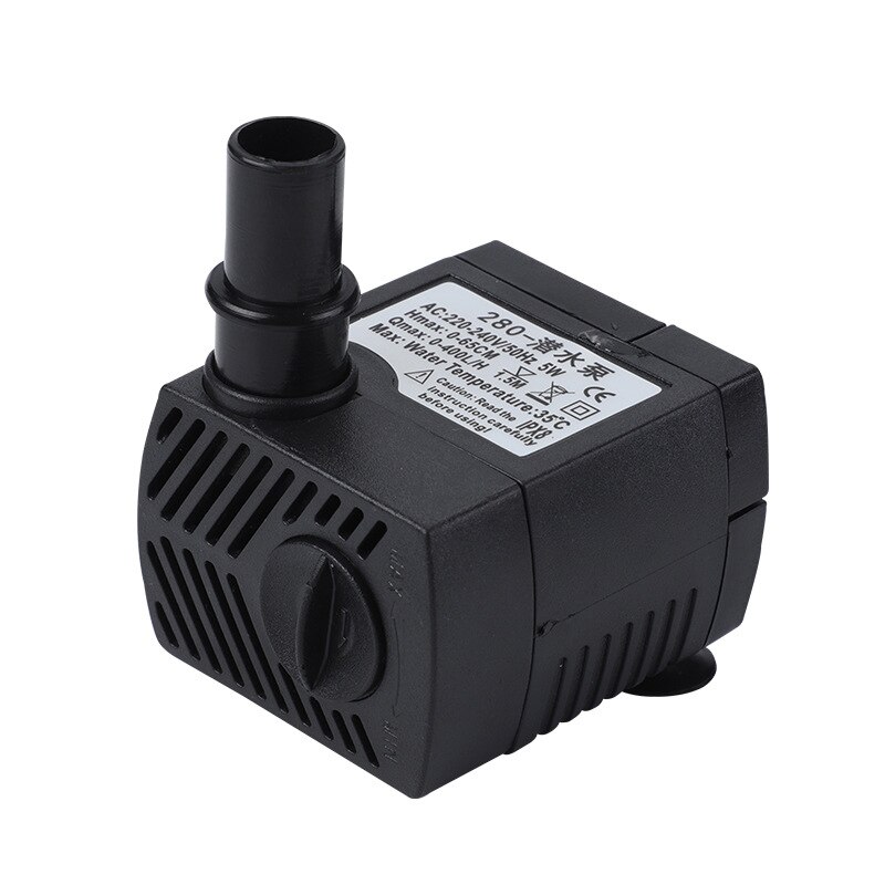 Small Mini Micro Submersible Water Fountain Pump Filter Fish Pond Aquarium Tank Aquarium Air Fish N