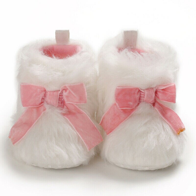 Merk babylaarzen baby peuter winter warme sneeuwlaarzen kind meisjes schoenen antislip strik effen zacht kinderen