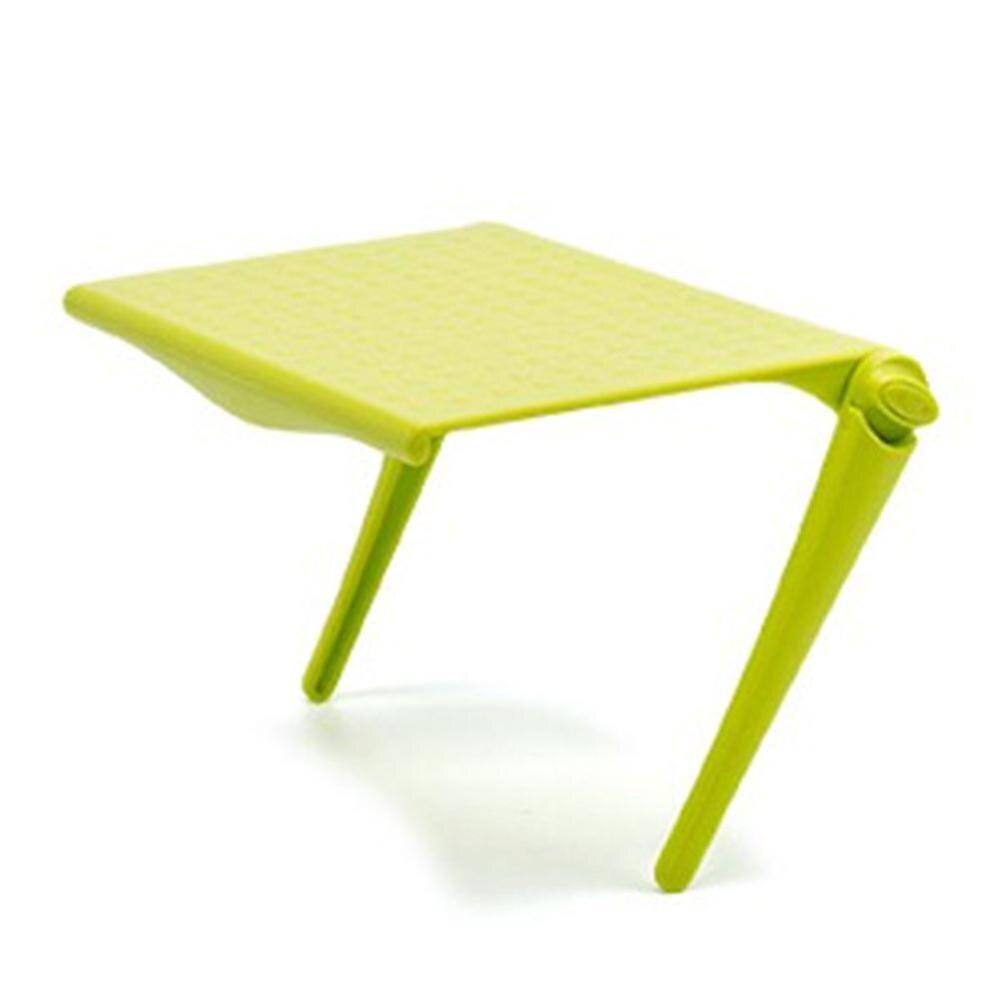 Multifunction Screen Top Storage Top Shelf Rack Holder Desktop Adjustable Stand Screen Organizer Rack Caddy H1M2: green