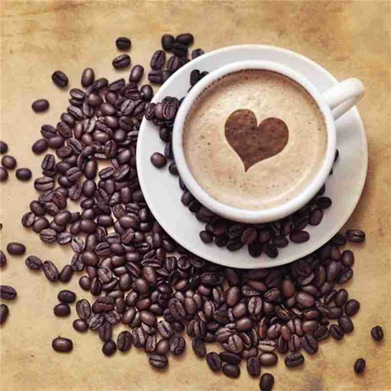 Cappuccino form fancy kaffe tryk model skum spray kakao samling glasur stencils kaffe chokolade kage tryk sukker  y3 j 8