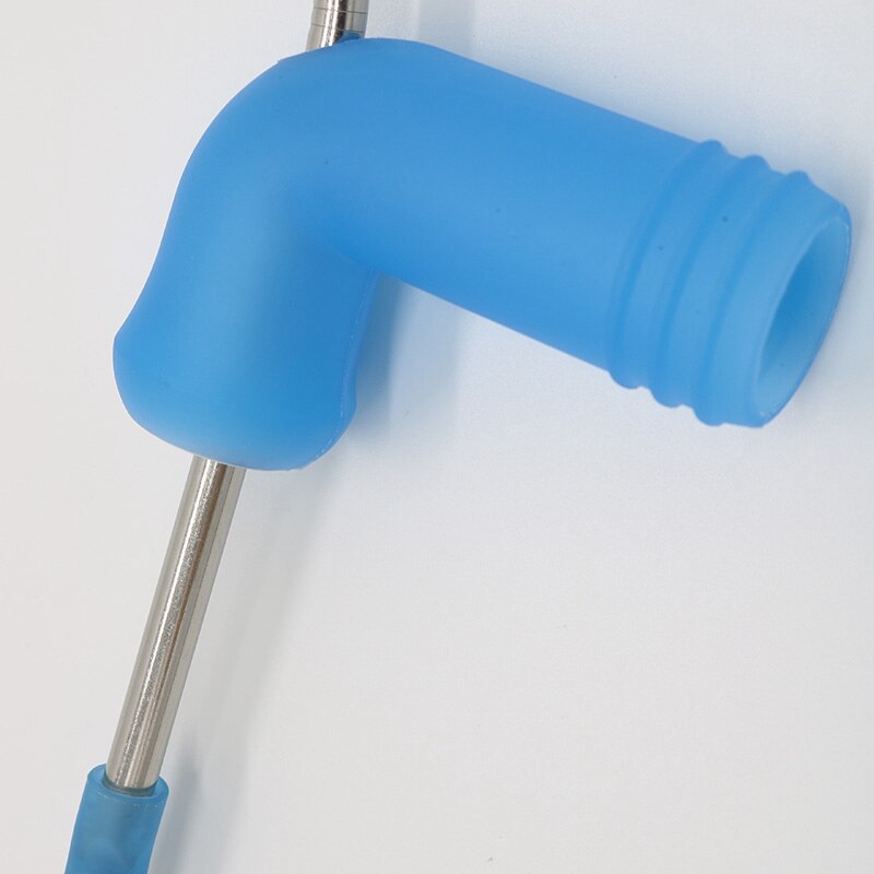 Øl snorkel, dobbelt øl snorkel, øl dispenser blå