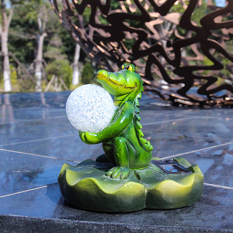 Solar floating simulation animal decoration fish Suspended pool pond courtyard outdoor resin crafts ornaments furnishings: 5